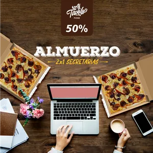 ALMUERZO 2x1 SECRETARIAS