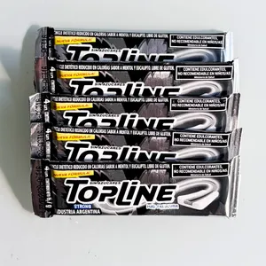 Chicle topline sabor a mentol y eucalipto