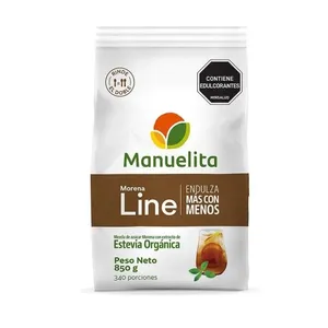 Endulzante manuelita line morena x 850 grs estevia organica