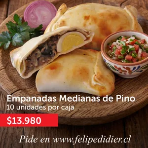 Empanada pino mediana 10 unid