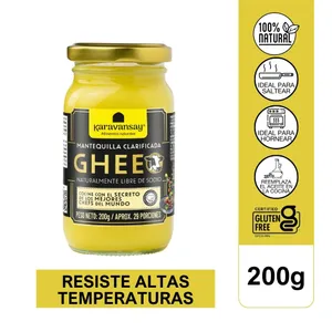 Mantequilla clarificada ghee karavansay x 200 grs Mantequilla clarificada ghee karavansay x 200 grs
