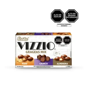 Chocolate Vizzio Grageas Mix x 122 g