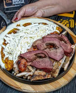 Cachapa parrillera al grill