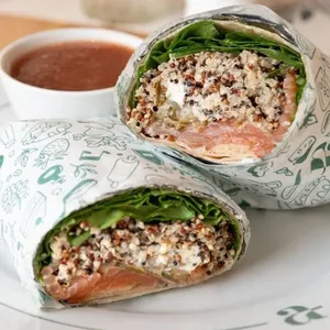 Wrap de Salmón y Quinoa