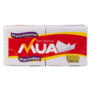 SERVILLETAS MUA PARTIDAS 300UNI PRECIO ESPECIAL