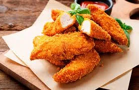 filetes de pollo frito