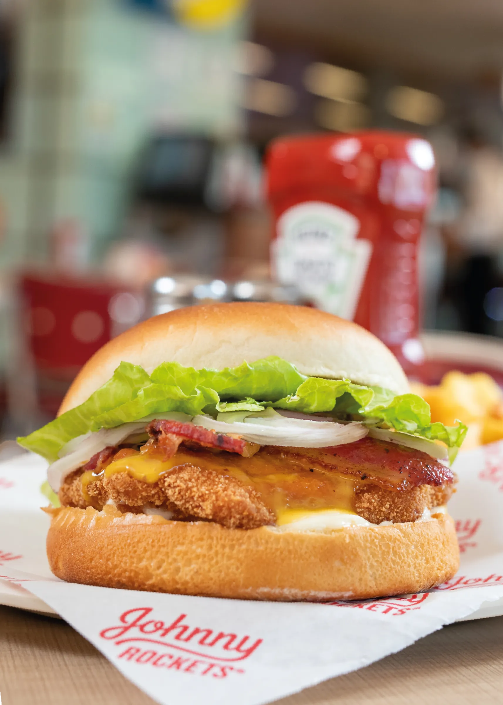 Honey Mustard Chicken Crispy - Johnny Rockets | ¡Burgers, shakes, fries ...