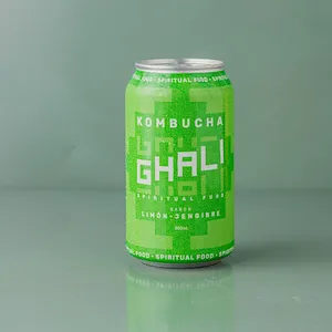 Kombucha limón-jengibre