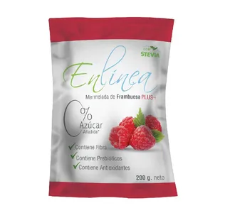 En Linea Mermelada De Frambuesa Con Stevia 200g