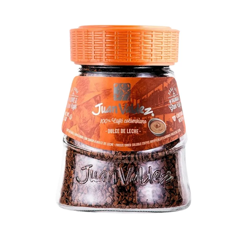 Cafe soluble juan valdez liofilizado dulces de leche x 95 grs
