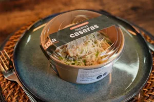 Spaguetti Alfredo con Pollo