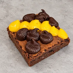 Brownie naranja chocolate