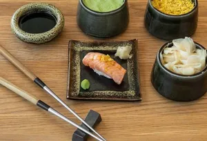 Salmón con Aceite de Trufa