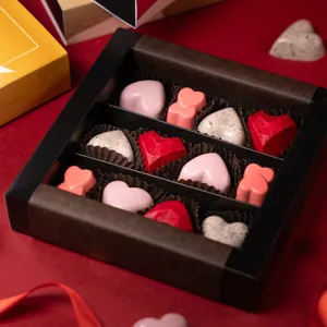 Caja 12 Corazones Rellenos