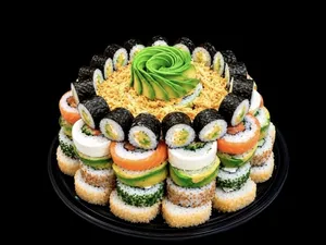 Torta Sushi 100 Piezas Premium