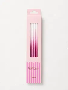 Velas cumpleaños Planeta Tierra Pink 16pz