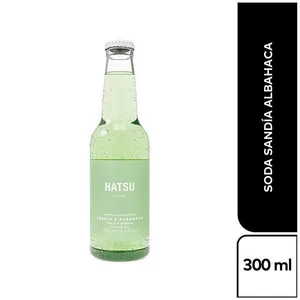 Soda Hatsu Sandía y Albahaca 300ML