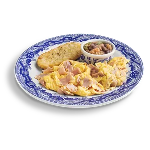 Huevos revueltos con jamón