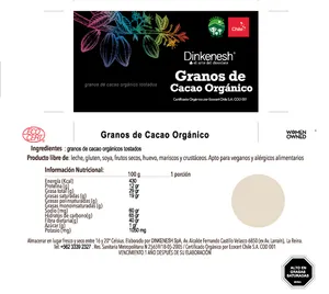 Granos de Cacao Orgánico NUEVO