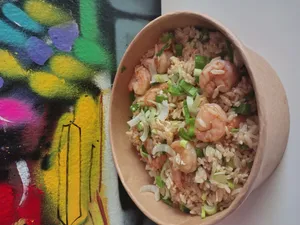 Arroz Chaufa De Camarones