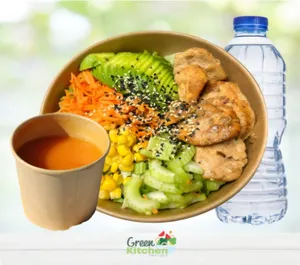 Ensalada a Elección + Agua Mineral + Crema