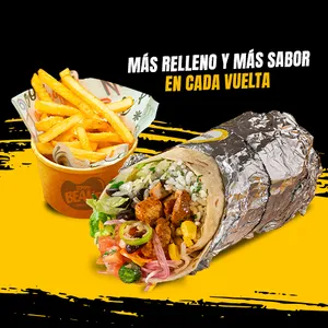 Burrito + Papas Fritas Gratis!