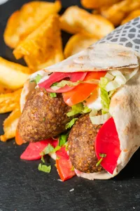 Shawarma de Kibbe Frito