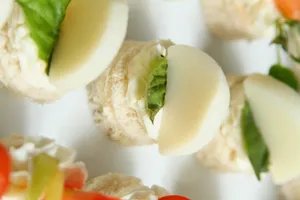 Surtidos de canapé doble molde 25un