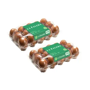 Pack (2 Huevo Pardo La Calera x 15 Und)