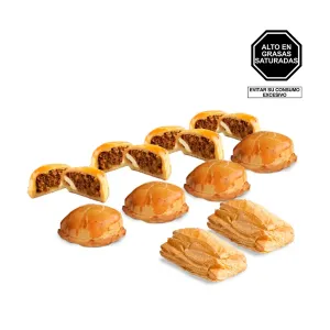 Pack (4 Empanada De Carne + 2 Empanada Mixta + 4 Empanada De Pollo)