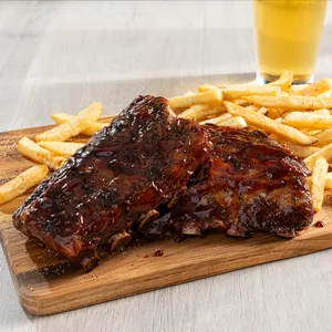 Big Famous Ribs+Papas Fritas