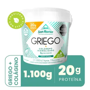 Yogurt griego san martin colageno hidrolizado x 1100 grs