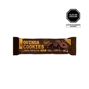 Galleta +Nutri Co Quinoa Doble Chocolate Taco x 75 g