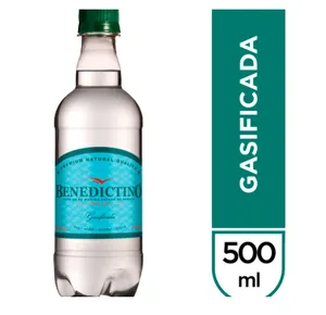 Agua Benedictino con gas