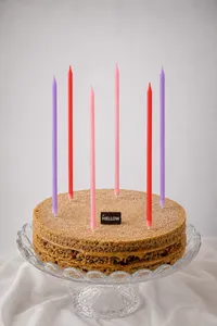 Vela colores pasteles