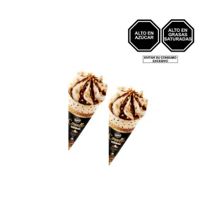 Pack 2 Helado Yamboly Cornello Crema Vainilla X 120 Ml