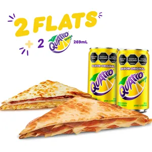 2 Flats + 2 Quatro