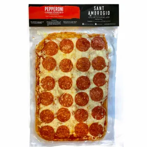 PIZZA SANT AMBROGIO PEPPERONI MASA FOCACCIA