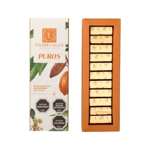 527 - Puros Chocolate Leche Croncante Almendra 83 gr.