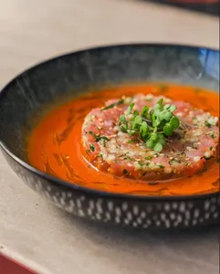 Tártaro de Atún y Gazpacho