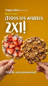3. Miércoles 2x1 Waffles Pops