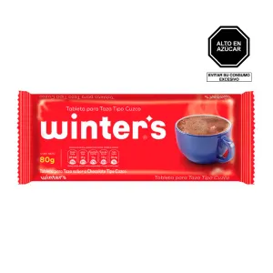 Tableta De Chocolate Tradicional Winters X 80 Gr
