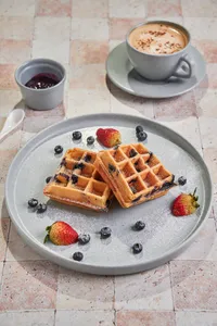 Waffles de Arándanos