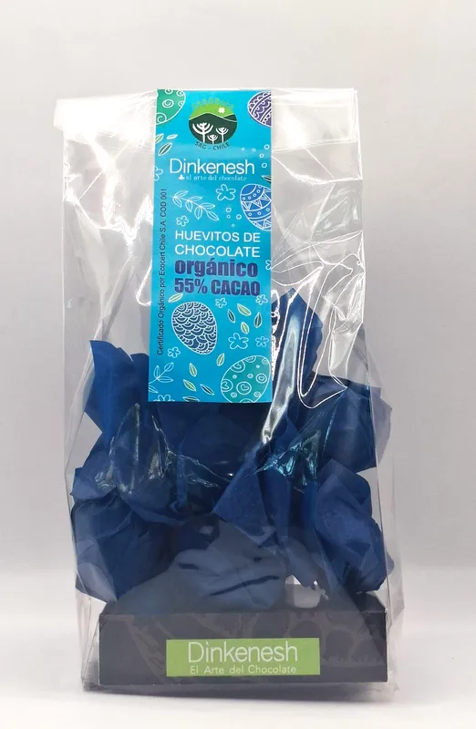 Huevitos de chocolate Vegano/Organico 55% de cacao