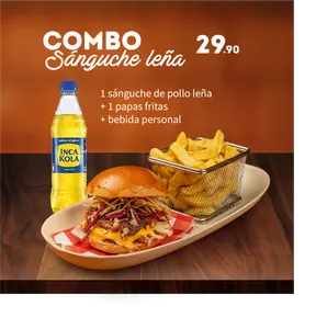 Combo Sánguche Leña
