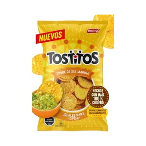 Evercrisp Tostitos Toque Sal Marina 200 Gr.