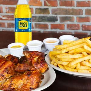 Promo Pollo + Papas + Gaseosa 1.5L.