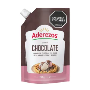 SALSA DE CHOCOLATE ADEREZOS  X 200 GRS