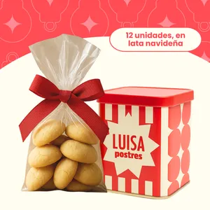 Galletas de Leche en Polvo en Lata Navideña