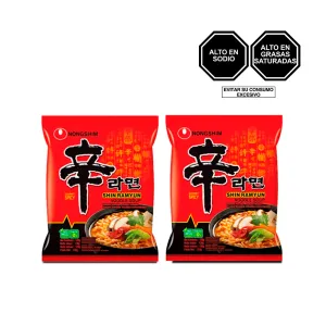 Pack (2 Sopa Oriental Shin Ramyun x 120 Gr)